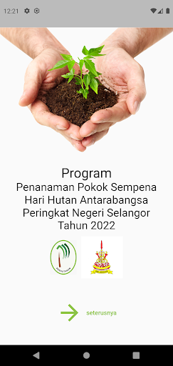 Android application Penghijauan Selangor 2023-2026 screenshort