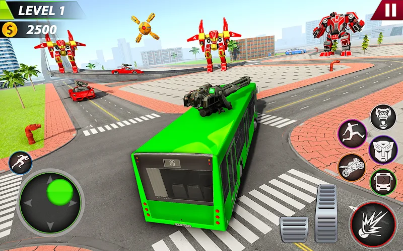 Gorilla Bus Robot : Car Game - Latest version for Android - Download APK