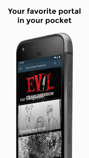 Android application True Crime Podcasts - Collecti screenshort