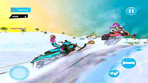 Snow Bike Racing Snocross Game ekran görüntüsü