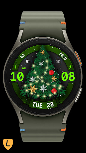 Christmas Tree Watch Face 083 Screen 2