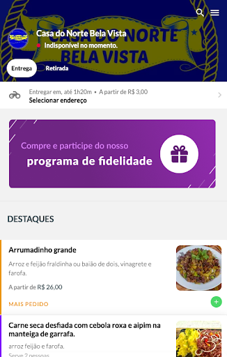 Android application Casa do Norte Bela Vista screenshort