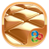 3D Gold GO Launcher icon