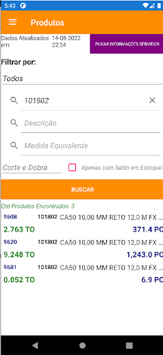 Android application SIDA screenshort