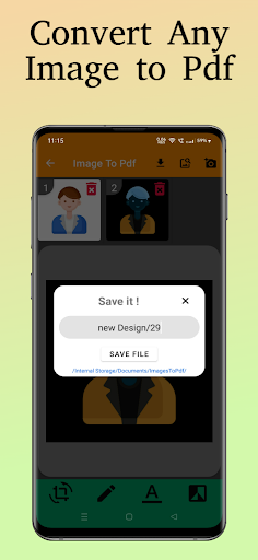 Android application Image to Pdf-Pdf Converter screenshort