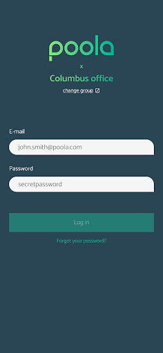Poola - In-Company Carpooling Screen 2