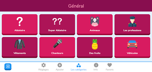 Aperçu de l'application