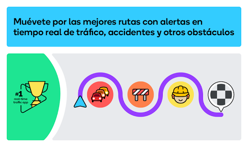 Waze Navegación y Tráfico screenshot