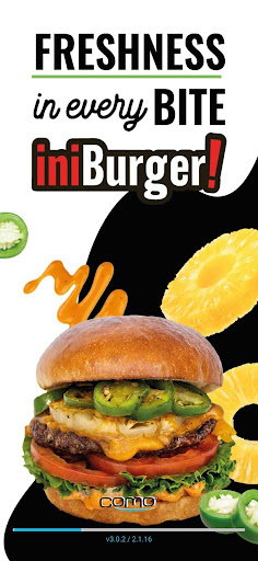 Android application iniBurger screenshort