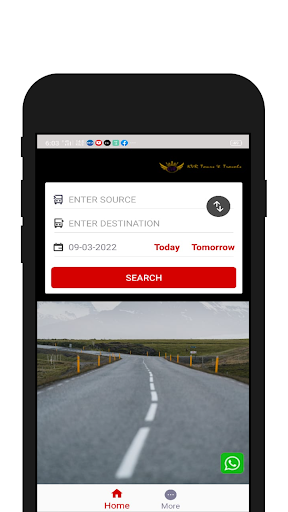 KVR Tours & Travels Screen 2
