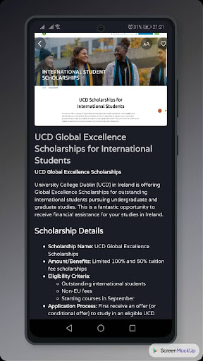 Houtix  Recent Scholarships screenshot 3