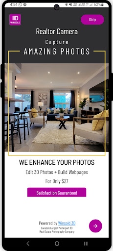Android application Winsold Realtor Camera screenshort