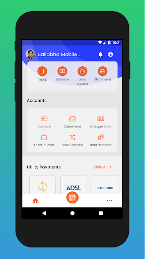 Sailabha Mobile Banking Screen 2