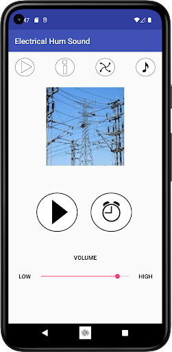 Android application Electrical Hum Sound screenshort
