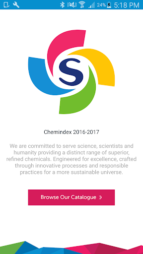 Android application Spectrochem screenshort