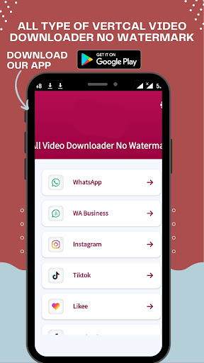 Android application All Video Downloader Pro screenshort