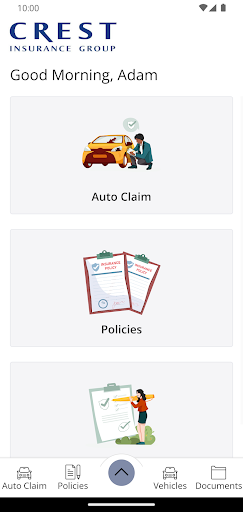 Crest Insurance Online Screen 2