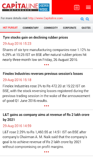 Capitaline Newswire - Capital Screen 2