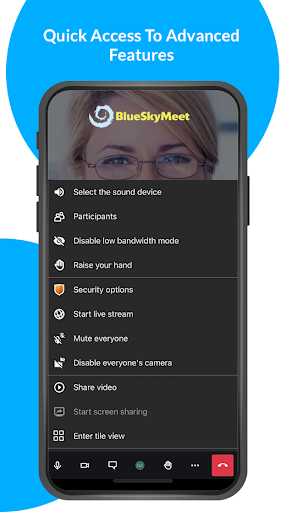BlueSkyMeet Screen 3