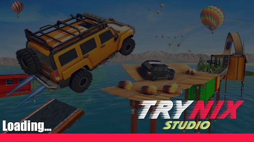 Android application Indian Mega Ramps Stunt Game screenshort