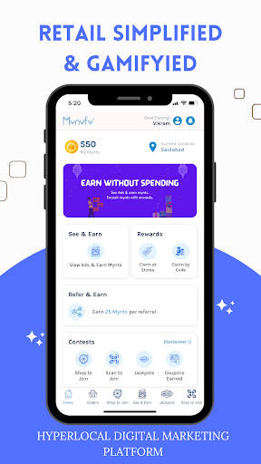 Android application Mynyfy - Retail Simplified! screenshort