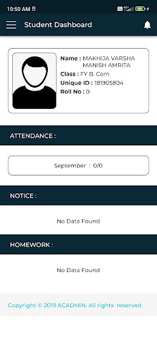 CHM College - ACADMIN Screen 3