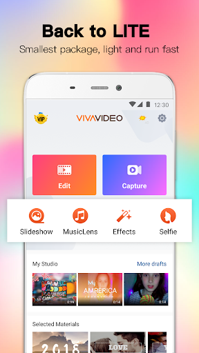 VivaVideo Lite:Slideshow Maker screenshot 1