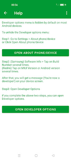 Developer Options Shortcut Screenshot 4 - AppWisp.com