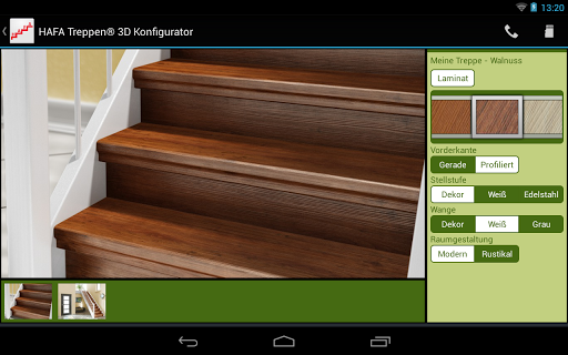 HAFA 3D Konfigurator Screen 3