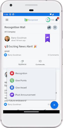 Be Recognized Screen 3