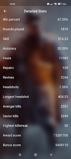 BattleStats Screen 2