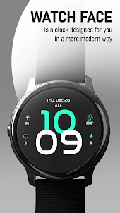 Thin Glossy Watch Face