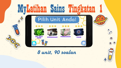 Android application MyLatihan - Sains Tingkatan 1 screenshort