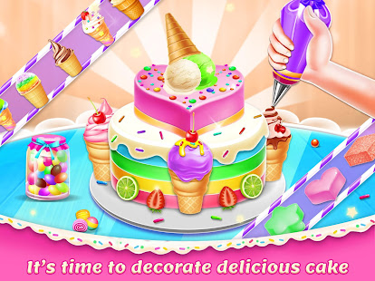 Ice Cream Cake Maker Cake Game 3.9 Screenshots 14