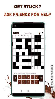 Choco Crossword Puzzle Online - Screenshot 3