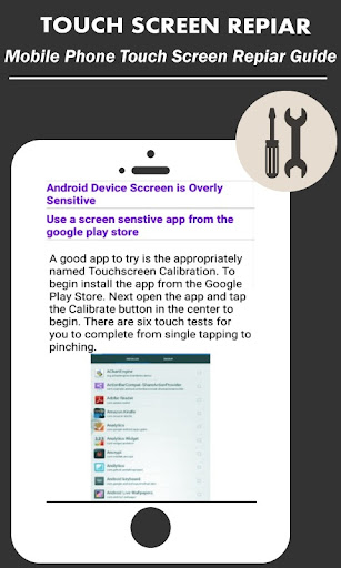 MobileTouchscreen Repiar Guide Screen 2