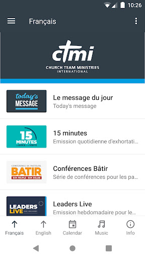 Android application CTMI screenshort