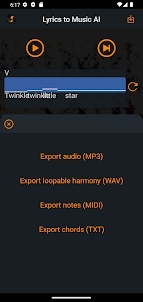 Lyrics to Music AI