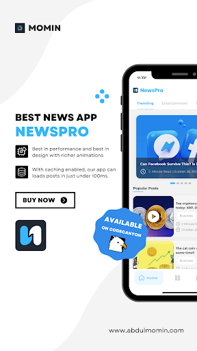 Android application NewsPro - Blog/Magazine App WP screenshort