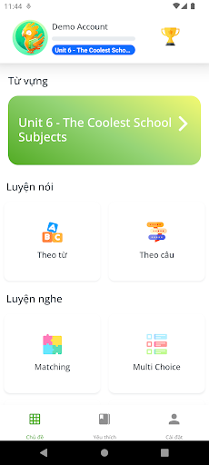 Android application OLYMSTARS ENGLISH screenshort