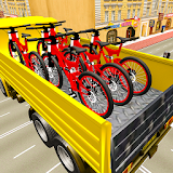 Bicycle Transport Truck Driver 3D icon