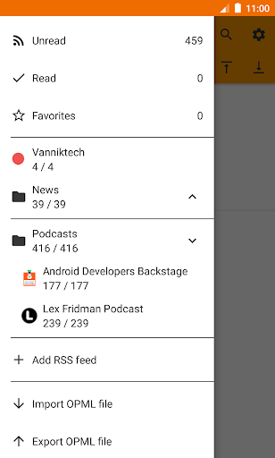 RSS Reader - Offline RSS news & background sync 1.13.8 screenshots 1