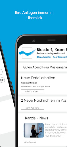 Biesdorf, Kram & Partner Screen 2