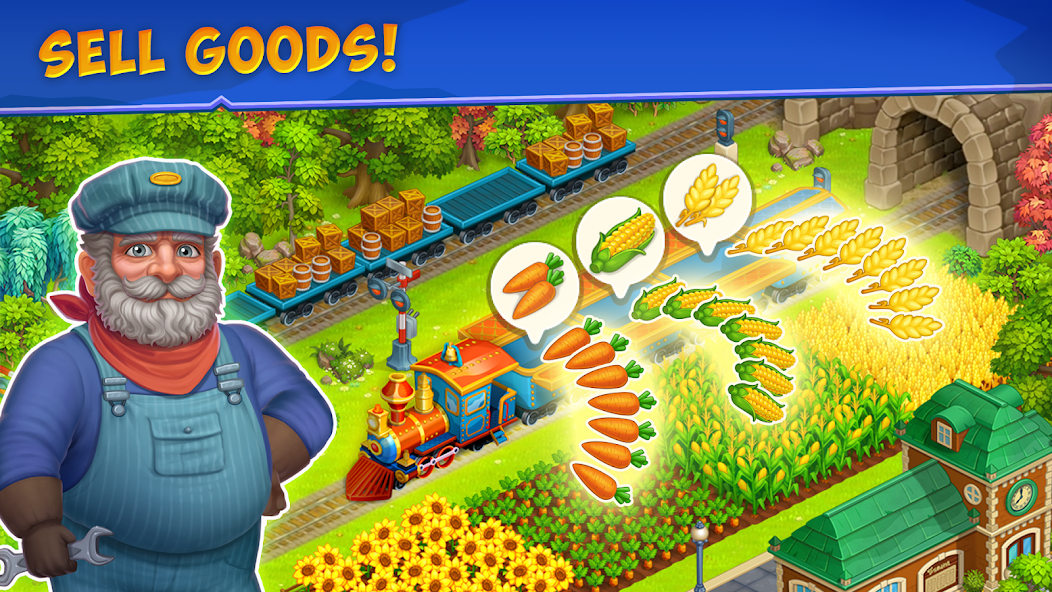 Cartoon city 2 farm town story 3.33 APK + Mod (Unlimited money / Free purchase) for Android