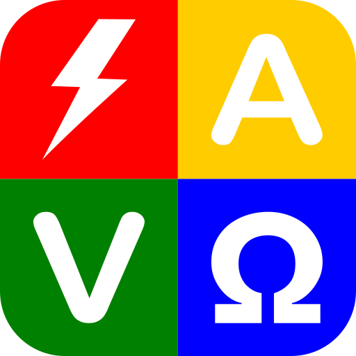 Ohms Law Calculator - Ω,V,A,W logo