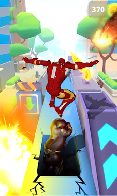 Iron Hero Man: Subway Runnerのおすすめ画像3
