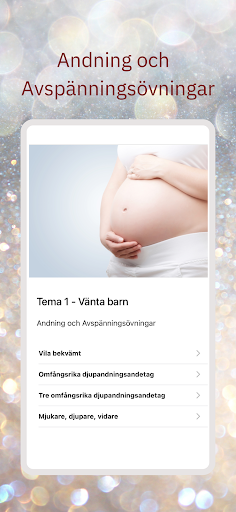 Android application Vänta Barn screenshort