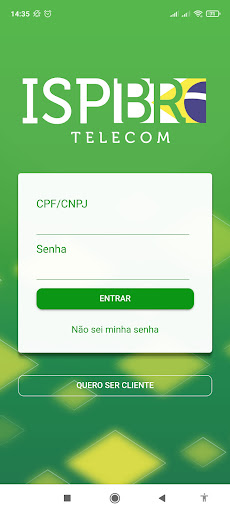 Android application ISPBR Telecom screenshort