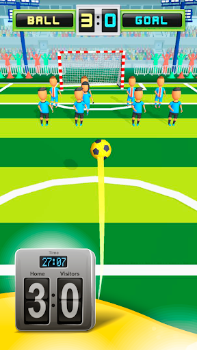 Shoot kick ball