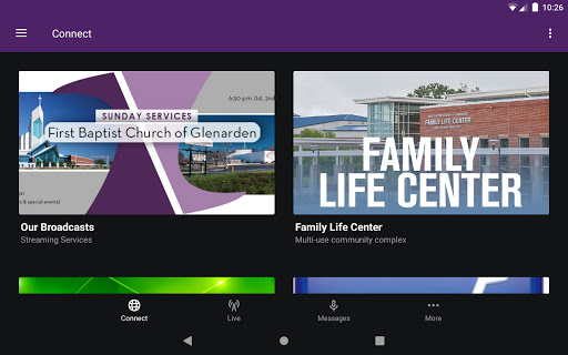 Screenshot of First Baptist of Glenarden